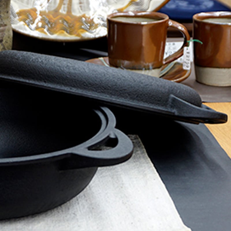 南部鉄器 及精鋳造所 ダッチオ－ブン 万能鍋 26cm ih 対応 | うつわの