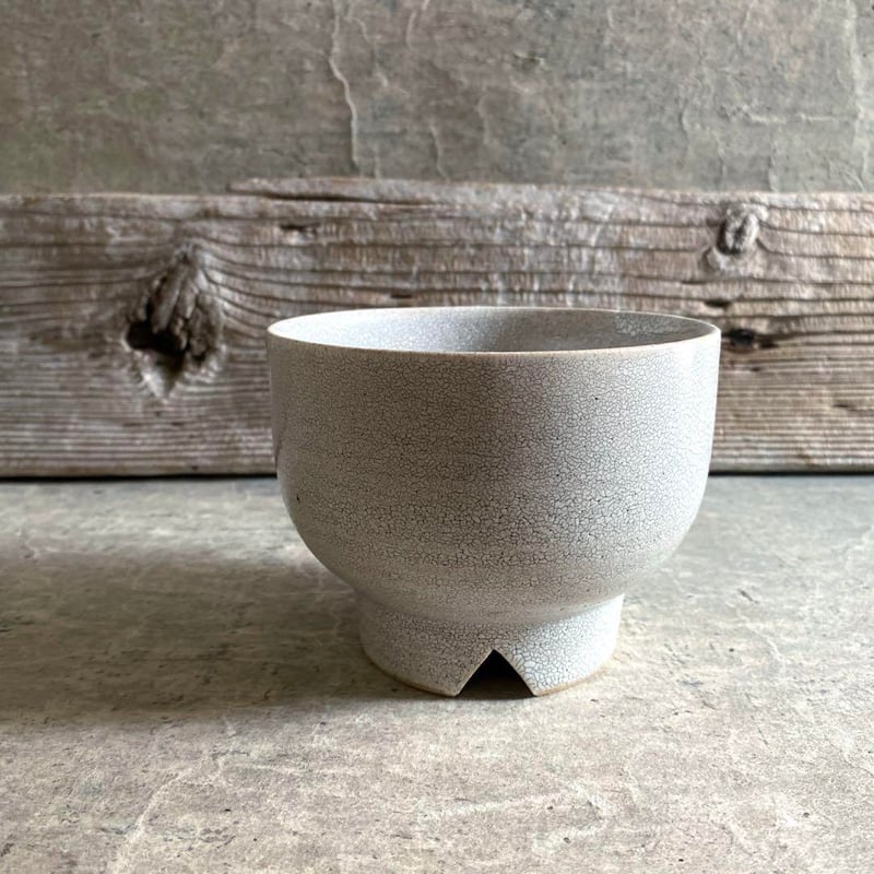 美濃焼 兵山窯 錆かいらぎ切立高台鉢 | MatsuBokkuri