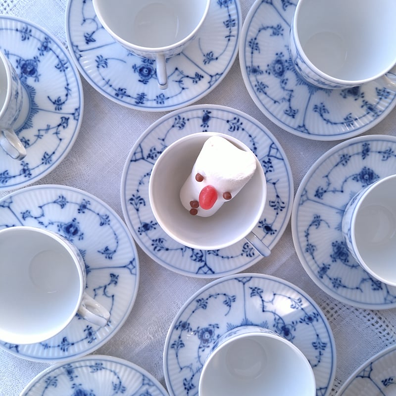 1950～1960年代RoyalCopenhagenロイヤルコペンハーゲンブルー