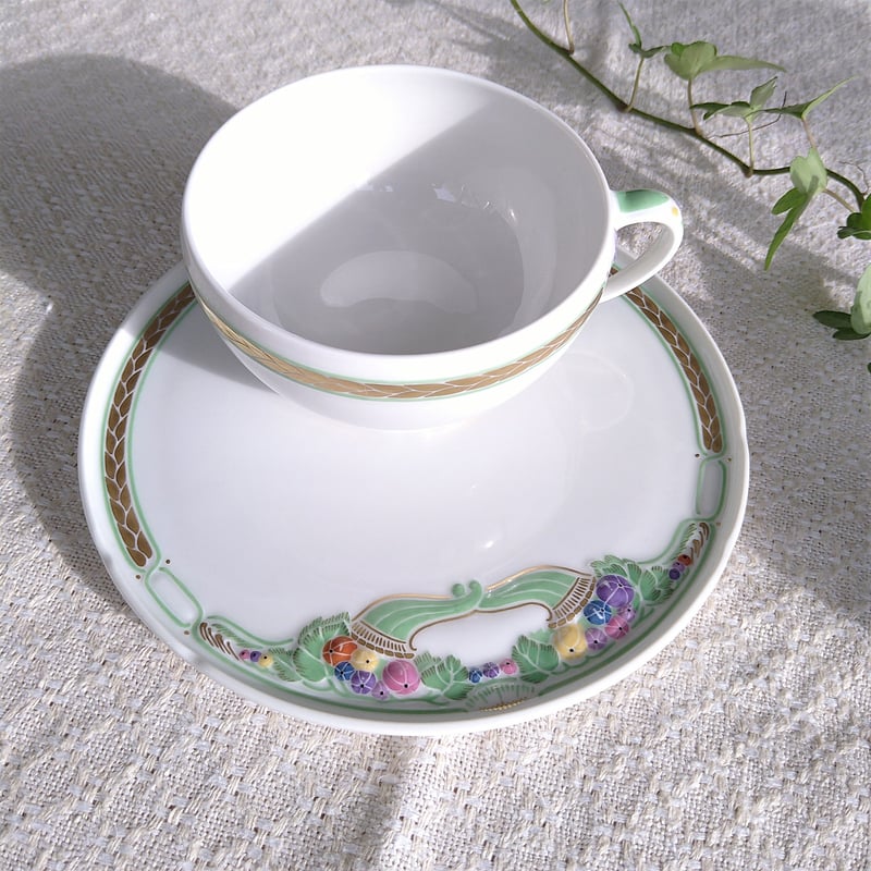 KPMベルリンのケレスカップソーサー/KPMBerlin Ceres cup and sauc