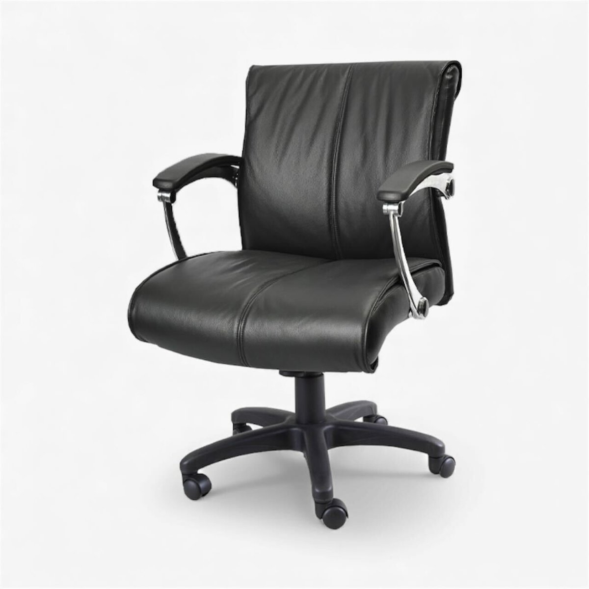 業務用椅子】リュクス｜PVCレザー・高さ調整式｜3年保証／最上位モデル