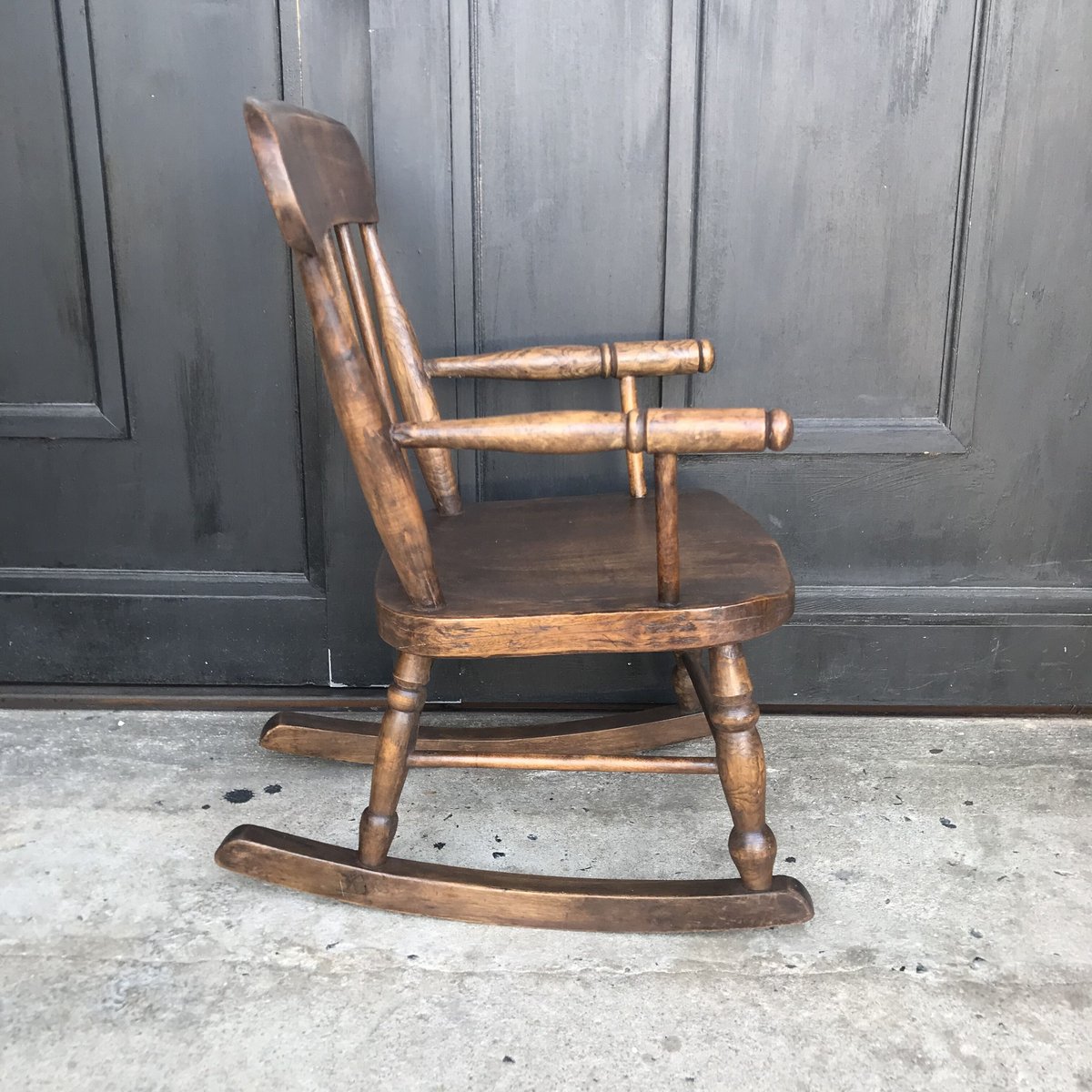 イギリス】 アンティーク キッズ ロッキングチェア AN1-8 | Botanical C