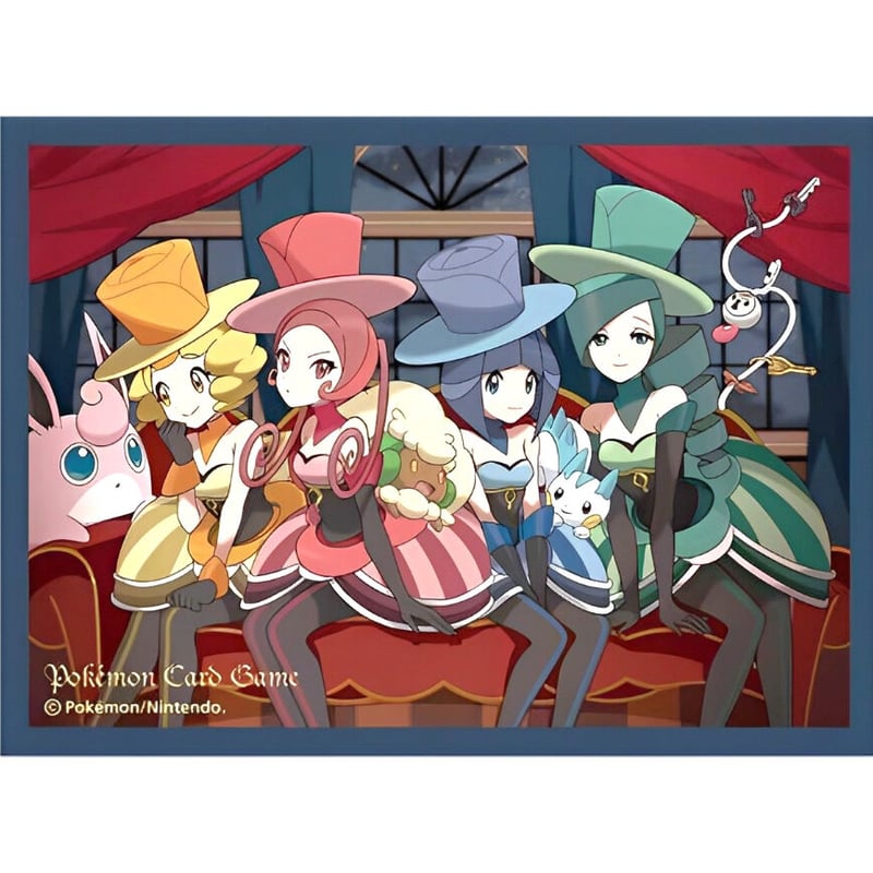 バラ】 日版 ポケセン限定 バトルシャトレーヌ スリーブ (2018