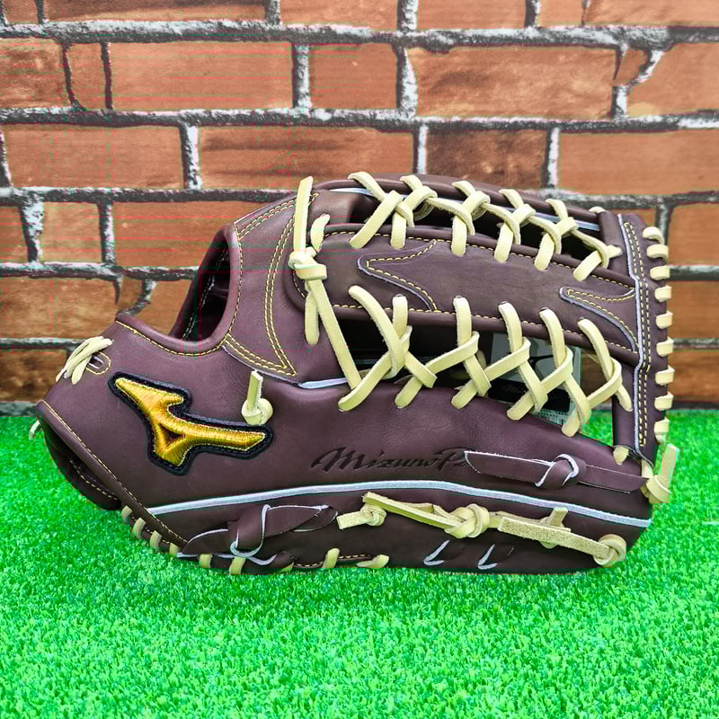 オリジナルサービス】【限定】ミズノプロ 硬式グローブ 外野用 プラム