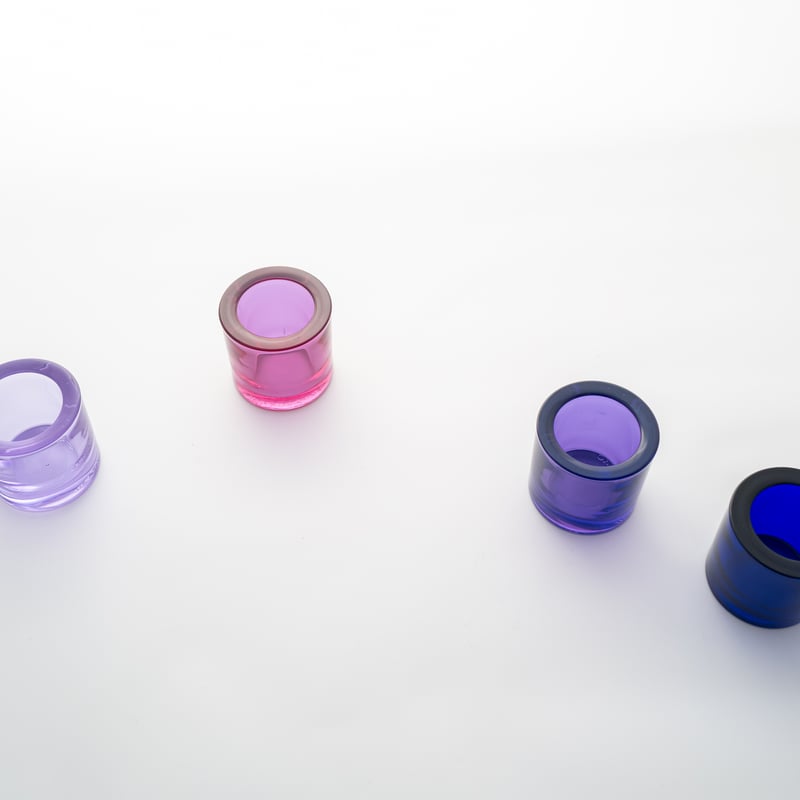 Iittala｜Kivi｜candle holder｜amethyst | lumikka shop