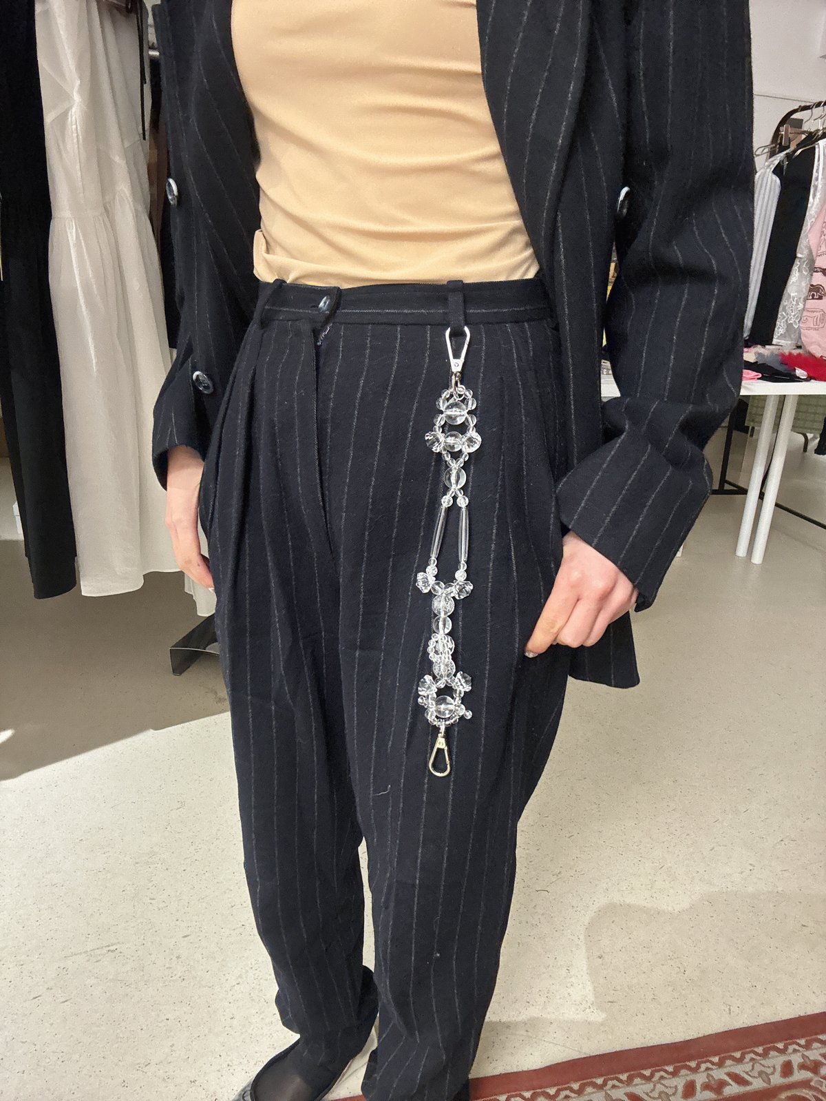 Satoko Oishi / short strap (clear) | JURK shop