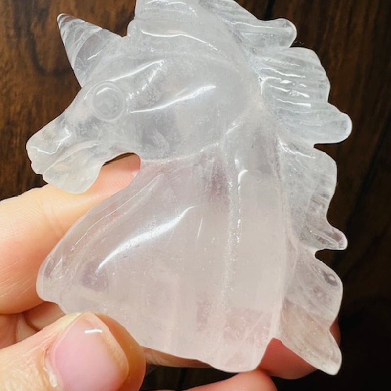 ◇ローズクォーツのユニコーン | 天然石と雑貨のお店 Angel's voice