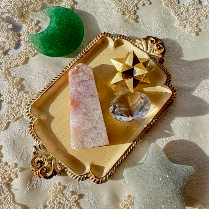 桜瑪瑙とピンクアメジスト共生のポイント【B】 | 天然石と雑貨のお店