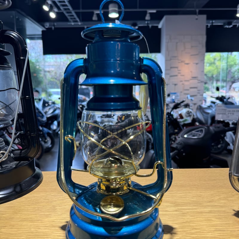DIETZ デイツ ハリケーンランタン #D78（No.78）水色/金(箱なし) | 燈