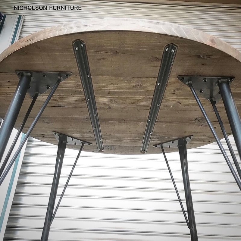 S様 専用ご注文ページ 】※カスタムオーダー製作 足場板 丸型テーブル