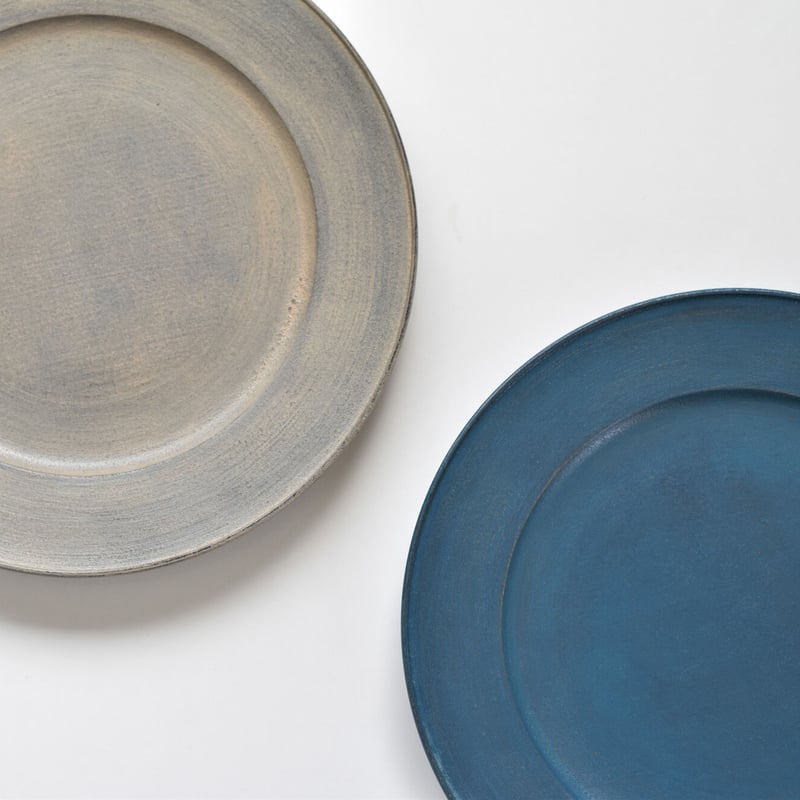 色漆リム皿_青 / 富井貴志 | gallery yaichi