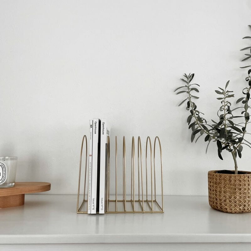 magazinerack-03010 Arch アイアン ブックスタンド マガジンラック ゴー