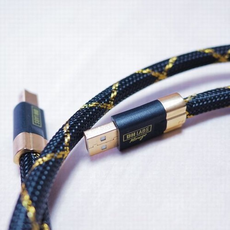 D.H. LABS MIRAGE オーディオUSB ケーブル1m USB Cable 1m - スピーカーケーブル/オーディオケーブル DH Labs.jp