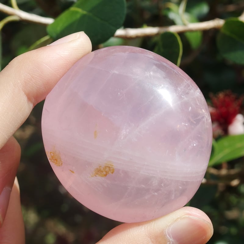 高品質 ♡ピンクアゼツライト（通称） ピンククリアクォーツ♡ 雫 虹