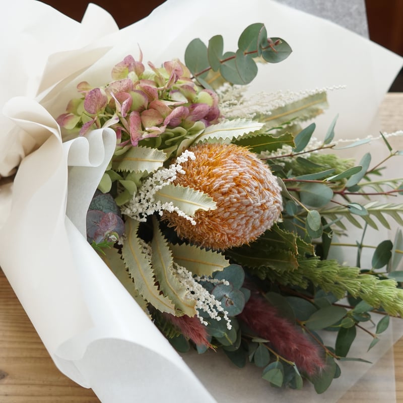 ドライフラワーのスワッグ【配送】 | Atelier Momo