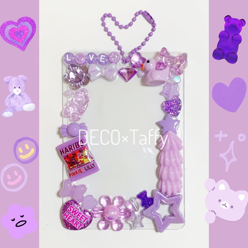 💫フルオーダー💫 B8・A7 サイズデコトレカケース | DECO×Taffy