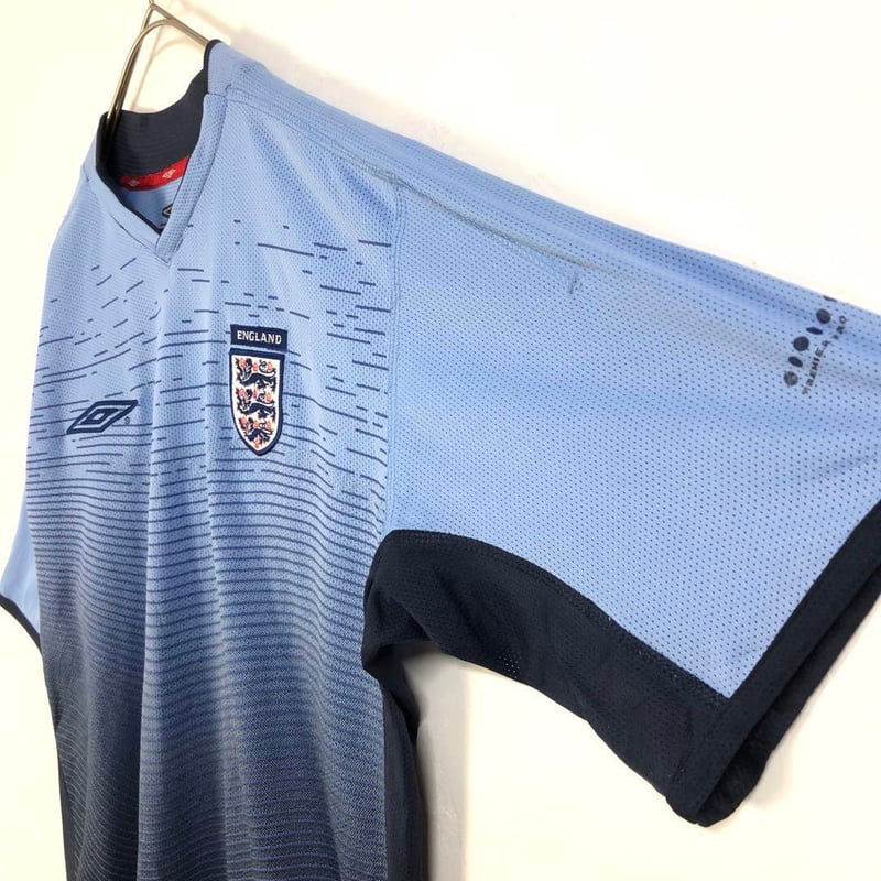 アンブロ イングランド ゲームシャツ ユニフォーム サッカー 刺繍 ロゴ