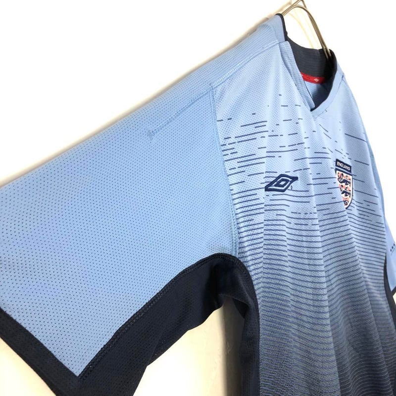 アンブロ イングランド ゲームシャツ ユニフォーム サッカー 刺繍 ロゴ