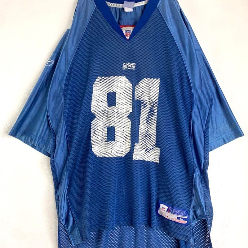 NFL リーボック ゲームシャツ アメフト ユニフォーム ジャイアンツ