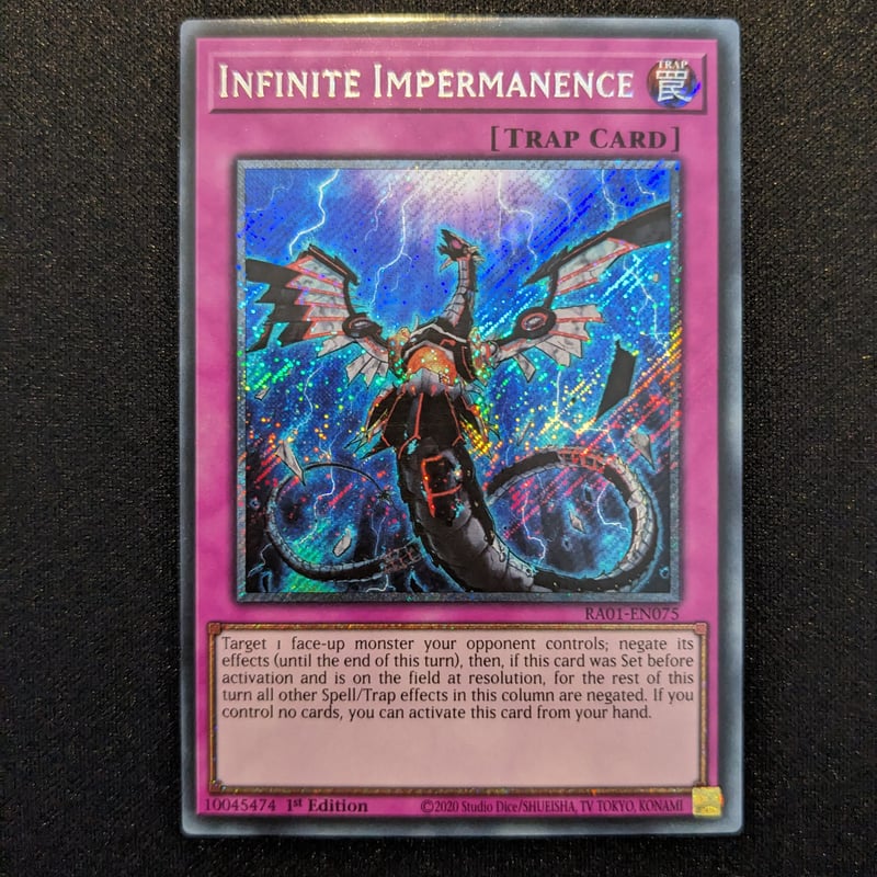 状態A】EU版 25th Rarity Collection 1stEdition 無限泡影