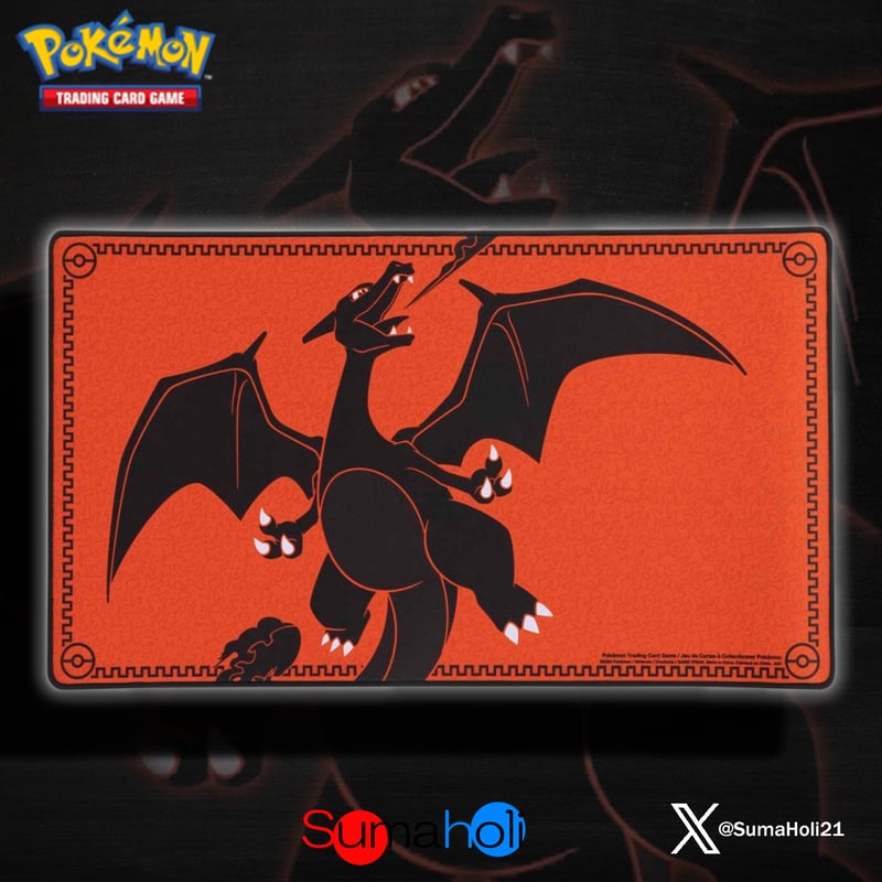 灼熱のリザードン プレミアムプレイマット | 海外版トレーディング