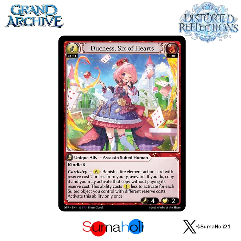Grand ArchiveTCG『Duchess, Six of Hearts』Distort