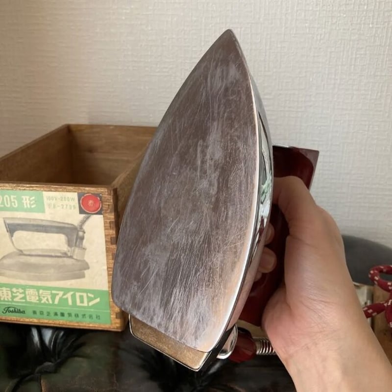 東芝 電気アイロン 昭和レトロ 家電 | リエイド