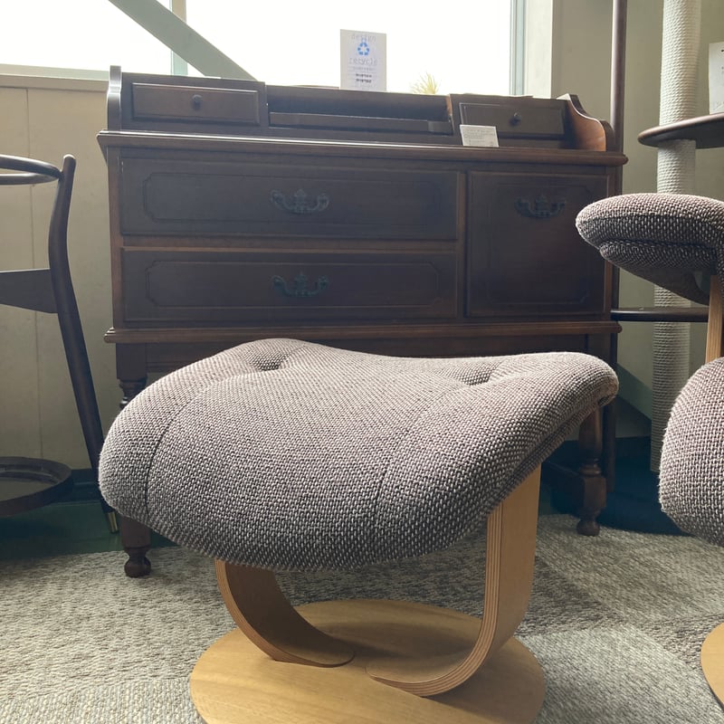 ユーズド品】カリモク家具 THE FIRST リクライナー＋オットマンセット