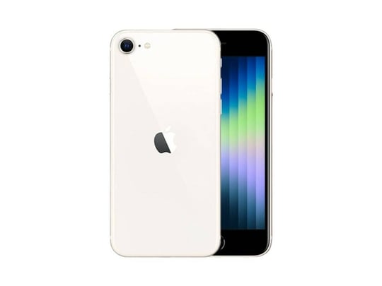 Apple iPhone SE 2022 (3rd Gen) Starlight White 128GB Smartphone