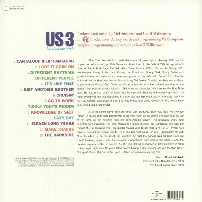 US3 - Hand On The Torch Vinyl at Juno Records.