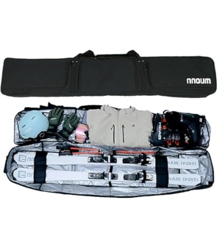 Amazon.co.jp: [オガサカ] スキーケース SKI CASE Y-ALL IN ONE/BL ｰ