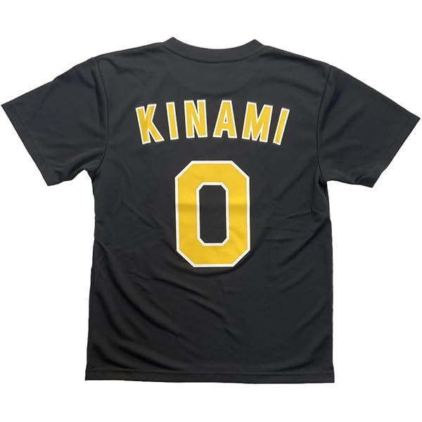 Amazon.co.jp: 阪神タイガース「木浪 聖也 0 背番号Tシャツ」黒 S