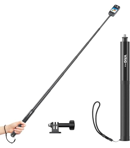Amazon | Insta360 自撮り棒(3m) 超長い自撮り棒 カーボン製 | 自撮り