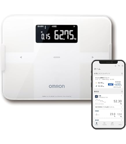 Amazon.co.jp: オムロン OMRON 体重体組成計 カラダスキャン HBF-904