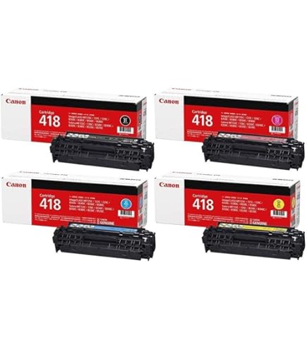 Amazon.co.jp: CANON 国内純正トナーカートリッジ418 CRG-418 4色5本