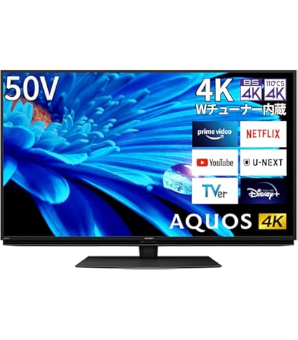 Amazon.co.jp: シャープ 50V型 液晶 テレビ AQUOS LC-50US40 4K HDR