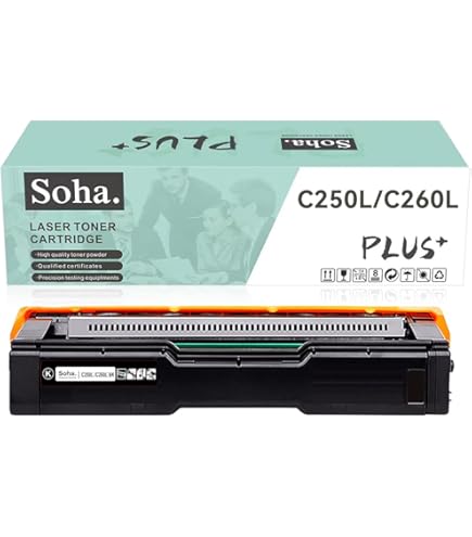 Amazon | RICOH SP C250L/C260L用 蛍光白トナー クイックアート