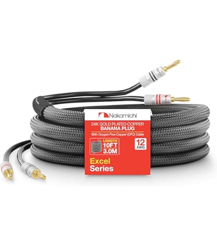 Amazon | audioquest オーディオクエスト スピーカーケーブル ロケット