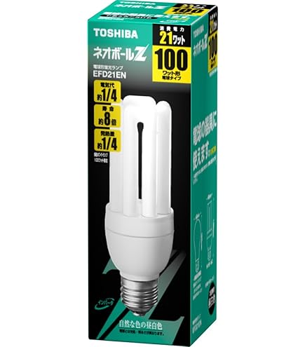 Amazon | TOSHIBA ネオボールZ 電球形蛍光ランプ 電球100Wタイプ 電球