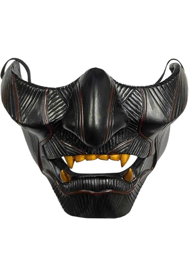 Amazon.co.jp: Samurai Prajna Devil ハーフフェイスマスク - ハード