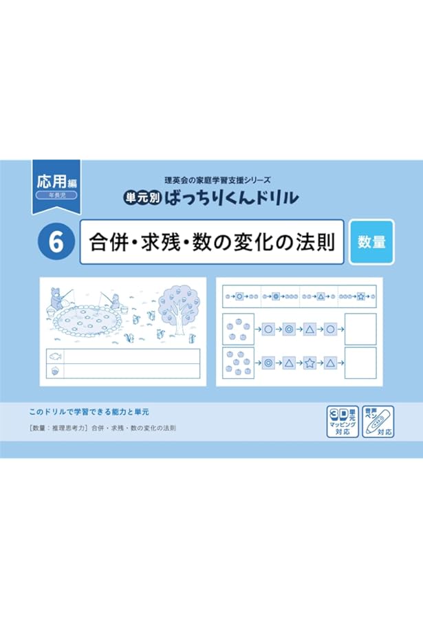 025 ばっちりくんドリル 変化の法則(基礎編) (理英会の家庭学習支援