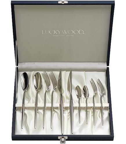 Amazon.co.jp: ラッキーウッド【カトラリーセット】【フレンチ