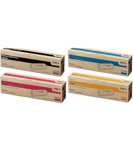 Amazon.co.jp: OKI 純正 TNR-C3L2 トナーカートリッジ ( 大 ) 4色