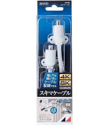 Amazon | サン電子 F形ピシャットケーブル SKF-K500 | SUN | アンテナ
