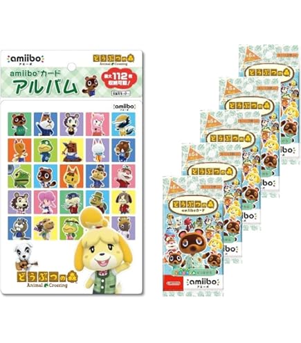 Amazon | 『とびだせ どうぶつの森 amiibo+』amiiboカード (5パック)+