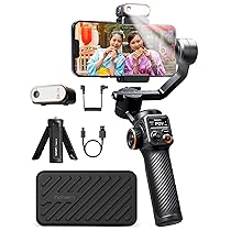Amazon.co.jp: hohem M6 Kit ジンバル AI自動追跡 360種類RGB磁気補光