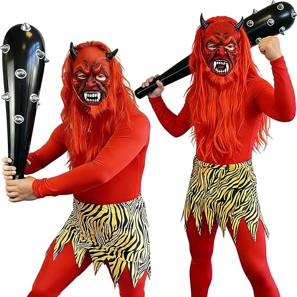 Amazon.co.jp: [AmaFanshop] 節分 デラックス ムキムキ 鬼 風船型 衣装