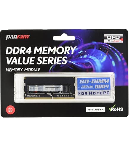 Amazon | 【セット買い】CFD販売 ノートPC用メモリ DDR4-3200 (PC4