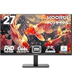 Amazon.co.jp: KOORUI ゲーミングモニター 27インチ モニター 170Hz