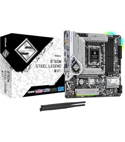 Amazon | ASRock マザーボード B760M PG Riptide Intel 第12世代 ・ 13